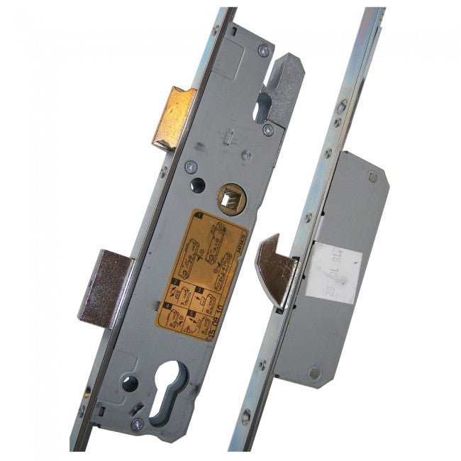 KFV 2 Hook 2 Roller 35mm Backset Multi Point Door Lock - Single Spindle