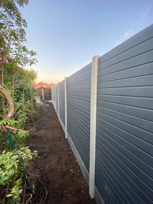 Graphite Eco Fencing Panel — Trade Superstore Online