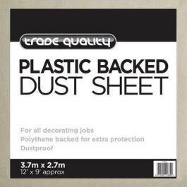 Plastic Backed Dust Sheet