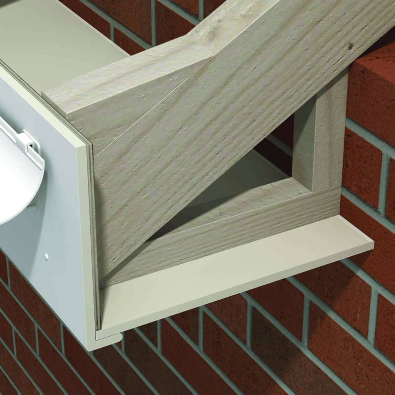 White Box End Capping Board 450mm (1.25m length)