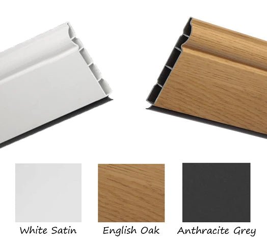 White Satin Roomline Ogee External Corner Trim 100mm - Pack of 2