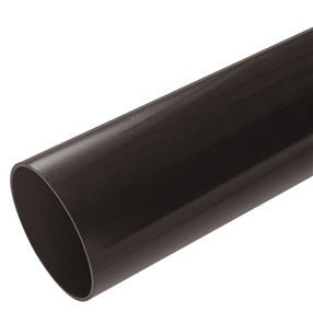Black Round Gutter Downpipe 2.5m