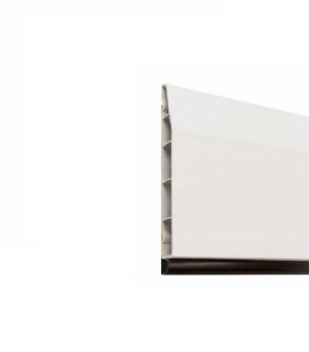 150mm White Satin Roomline Chamfered Skirting Board