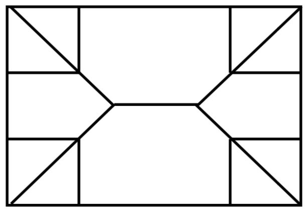 Infinity Aluminium Roof Lantern – Black, White or Grey - Style 7