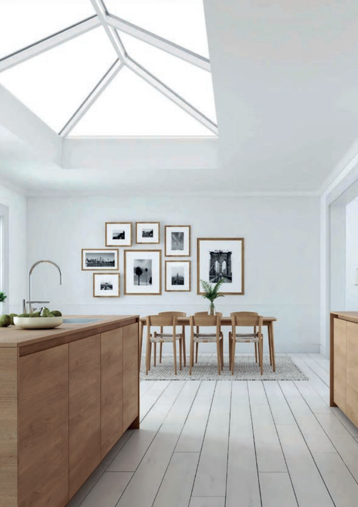 Infinity Aluminium Roof Lantern – Black, White or Grey - Style 2