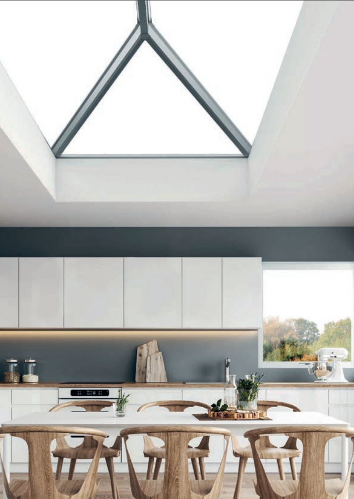 Infinity Aluminium Roof Lantern – Black, White or Grey - Style 2