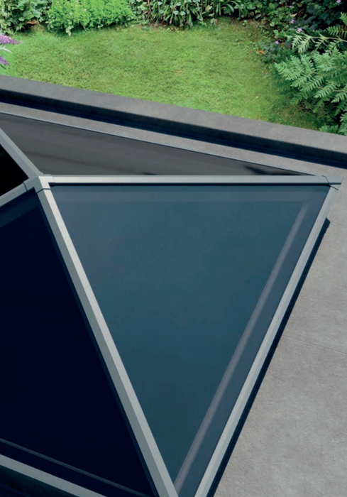 Infinity Aluminium Roof Lantern – Black, White or Grey - Style 7