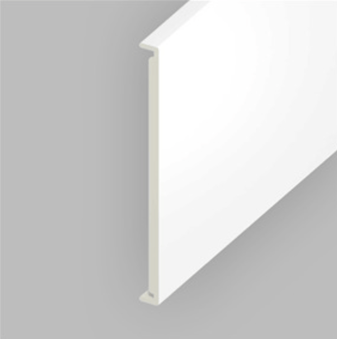 White Double Edged Fascia Board 