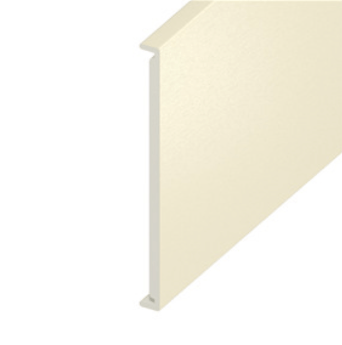 Cream Double Edged Fascia Board - 450mm (5m length)