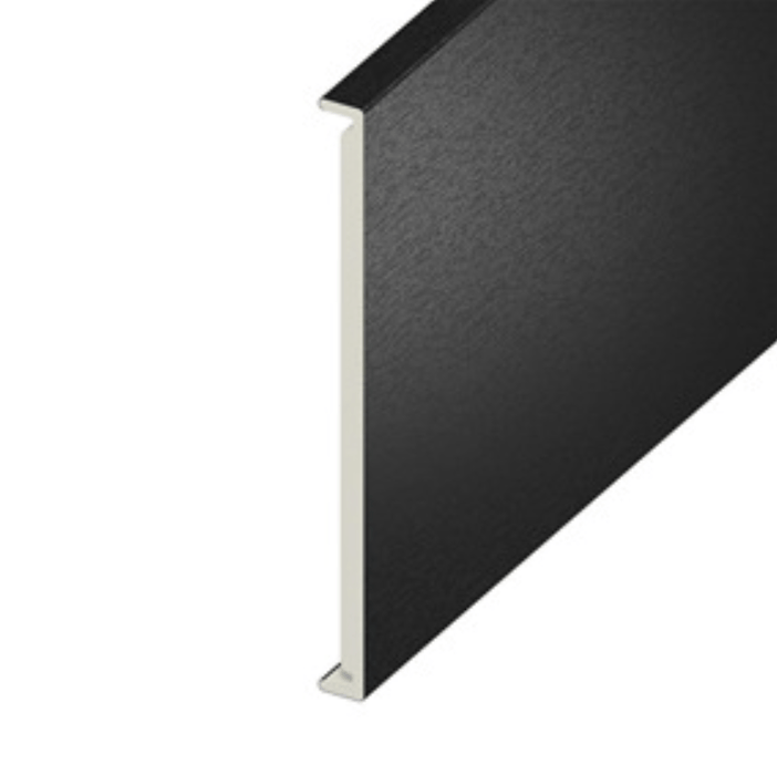 Black Ash Double Fascia Board - 350mm (5m length)