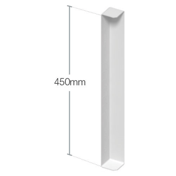 Cream 90° External Double Corner Trim - 450mm