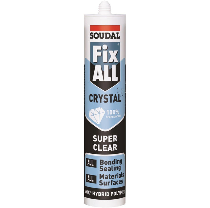 Clear Soudal Fix All Crystal Sealant 290ml