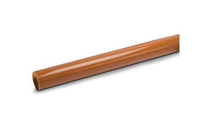 Underground Drainage Pipe Plain Ended - 110mm x 3m