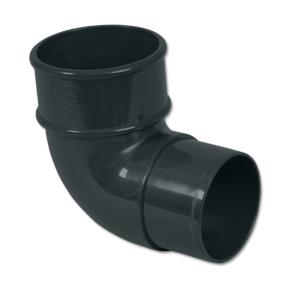 Round Downpipe Offset Bend 90° Anthracite Grey