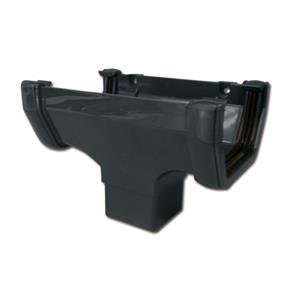Square Gutter Run Outlet (Anthracite)