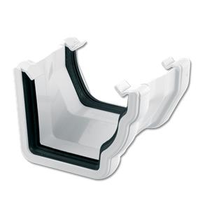 Ogee/Square Gutter Adptr RH (White)