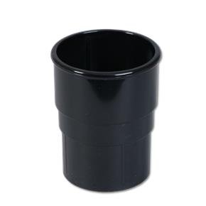 Round Downpipe Socket (Black)