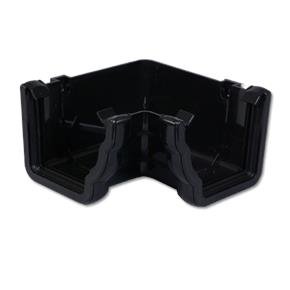 Ogee Gutter Angle Int 90 Deg (Black)
