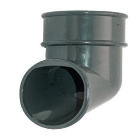 Anthracite Grey Round 68mm Gutter Shoe