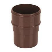Brown Round 68mm Pipe Socket