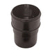 Black Round 68mm Pipe Socket 