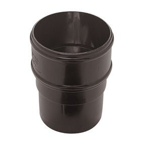Black Round 68mm Pipe Socket