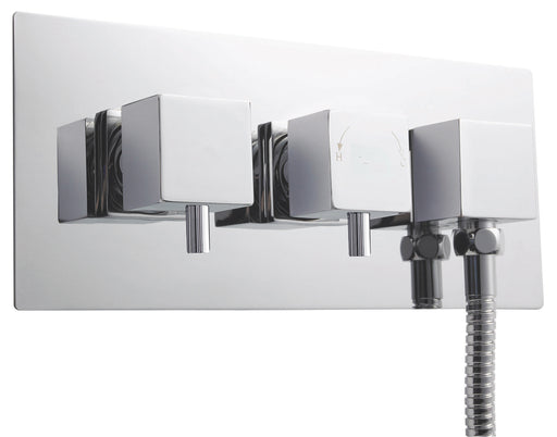 Twin Thermostatic Shower Valve With Diverter