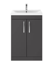 600mm Floor Standing Cabinet With Basin 1