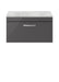 800mm Wall Hung Cabinet With Grey Worktop