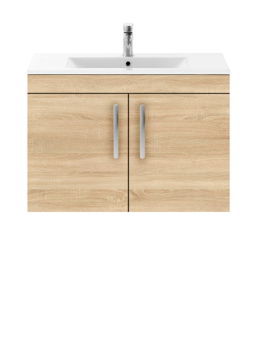 800mm Wall Hung Cabinet With Basin 2