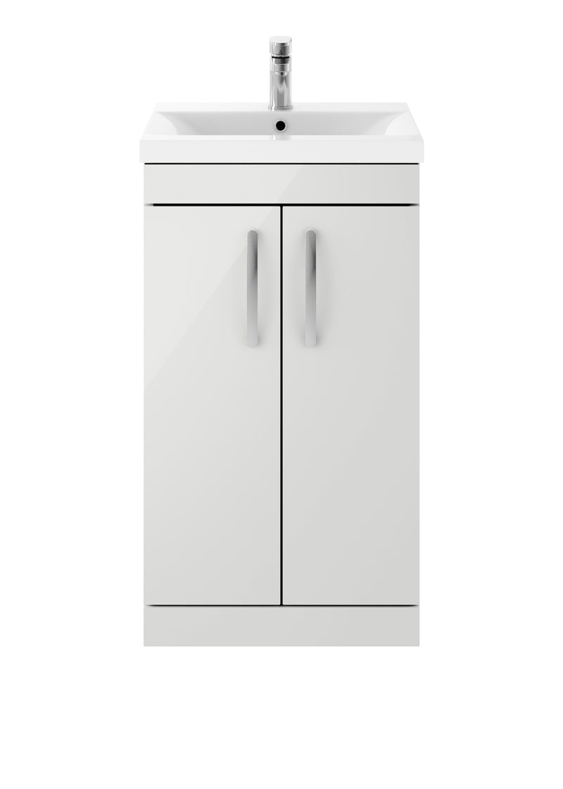 500mm Floor Standing Cabinet With Basin 1
