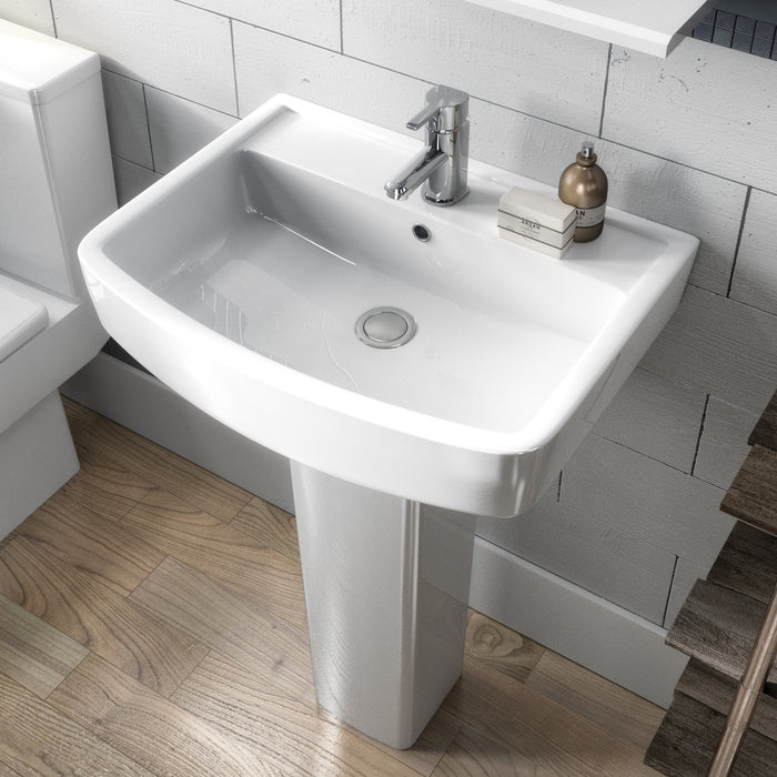 520mm Basin & Semi Pedestal
