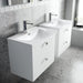 600mm Wall Hung 2-Drawer Vanity Unit & Basin 4