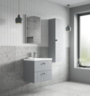 600mm Wall Hung 2-Drawer Vanity Unit & Basin 3