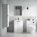 500mm Floor Standing 2-Door Vanity Unit & Basin 2