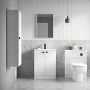 600mm Floor Standing 2-Door Vanity Unit & Basin 2