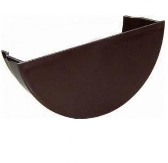 Brown Half Round Internal Stop End