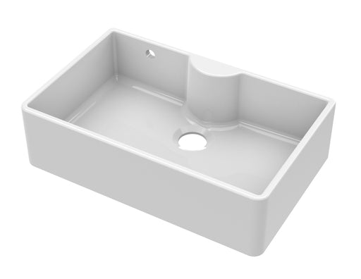 Butler Sink with Central Waste, Overflow and Tap Ledge 795x500x220