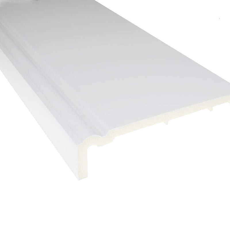 White Ogee Capping Board (5m Length)