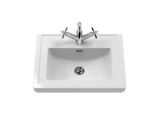 500mm Wall Hung 1-Drawer Vanity & Basin 1TH