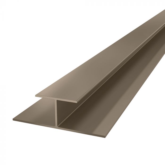 Coastline Horizontal Cladding Butt Joint - Taupe (5m length)