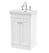 500mm Floor Standing 2-Door Vanity & Basin 3TH