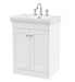 600mm Floor Standing 2-Door Vanity & Basin 3TH