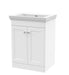 600mm Floor Standing 2 Door Vanity & Basin 0TH