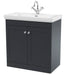 800mm Floor Standing 2-Door Vanity & Basin 1TH