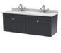1200mm Wall Hung 2 Drawer Vanity & Marble Top