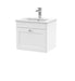 500mm Wall Hung 1 Drawer Vanity & Basin 2