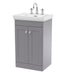 500mm Floor Standing 2-Door Vanity & Basin 3TH