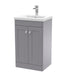 500mm Floor Standing 2 Door Vanity & Basin 1