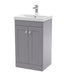 500mm Floor Standing 2 Door Vanity & Basin 3